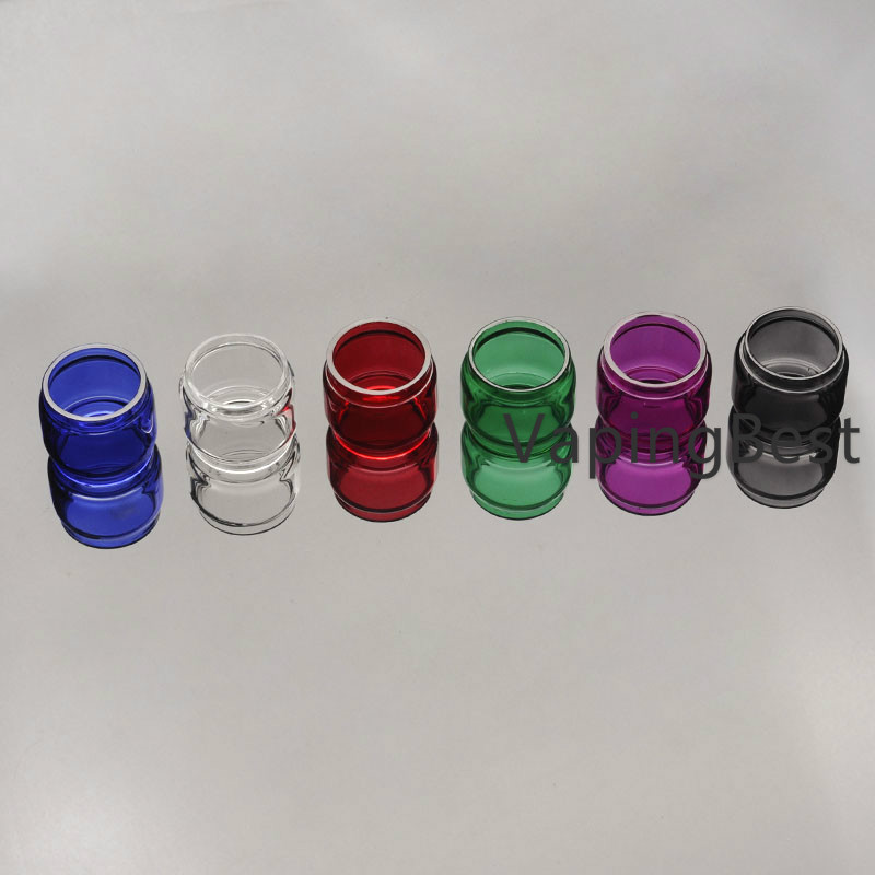 Replacement Pyrex Colored Fatboy Expansion Glass Tube For VandyVape Mesh 24 RTA 2ml (3PCS)